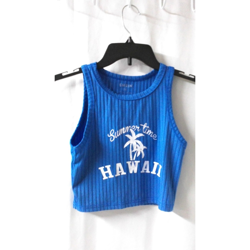 Shein Women's XS Royal Blue Halter Top‎